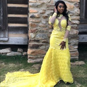 Yellow Prom Dress